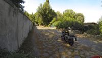 Via Appia Antica mit dem Motorrad